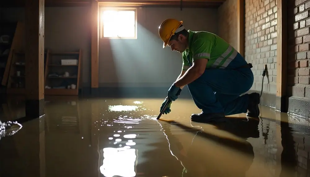 Professional water damage restoration services in New Lisbon, NJ